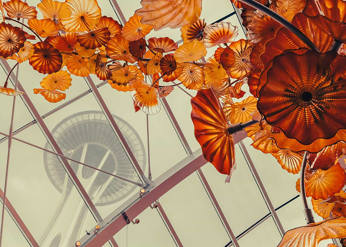 Glass Flowers & Space Needle