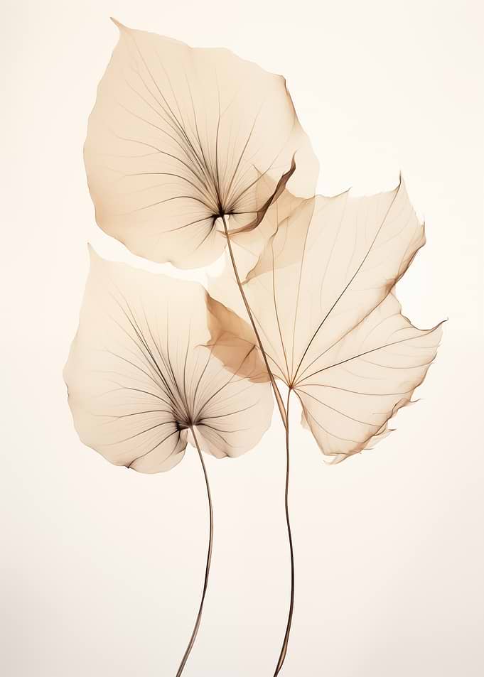 Translucent Leaves Floral