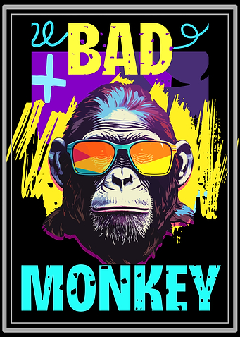 Bad Monkey Art Print