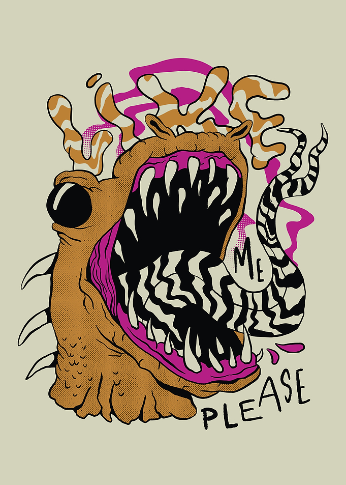 Creature With Trippy Mouth