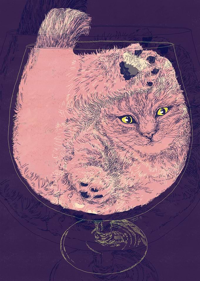 KITTEN COCKTAIL (PURPLE)