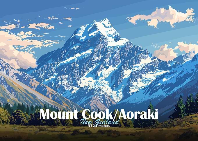 Mount Cook/Aoraki, New Zealand