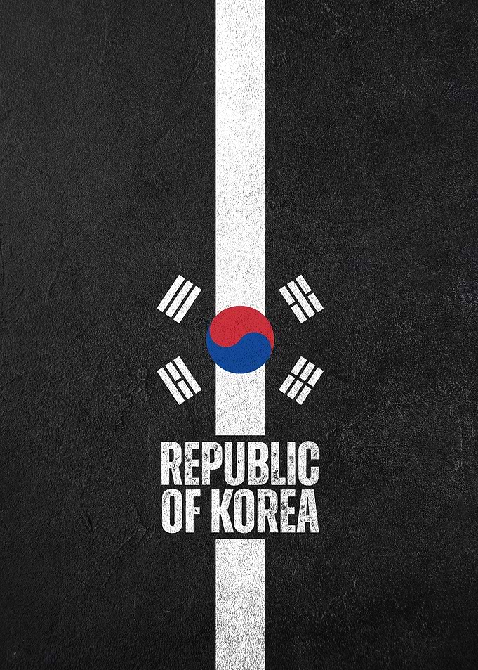 South Korea Flag Design