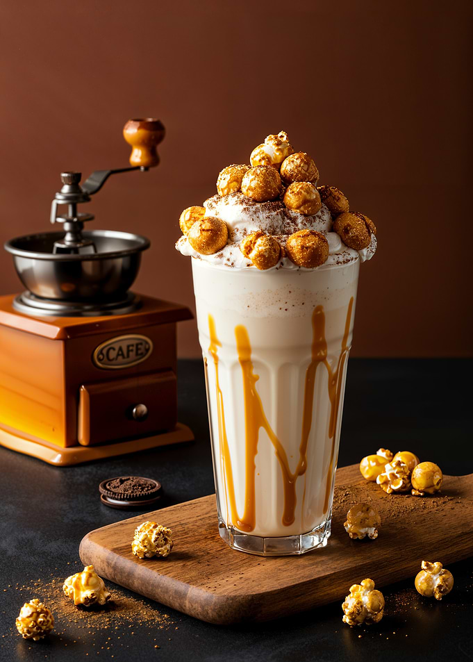 Caramel Popcorn Milkshake