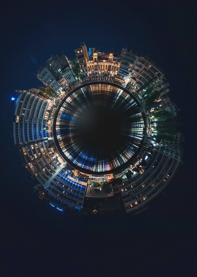 Tiny Planet - Chalkida Greece