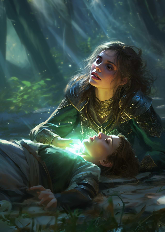 Fantasy Healing Scene