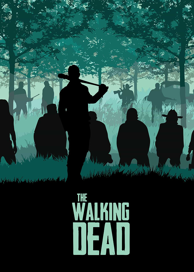 The Walking Dead Silhouette