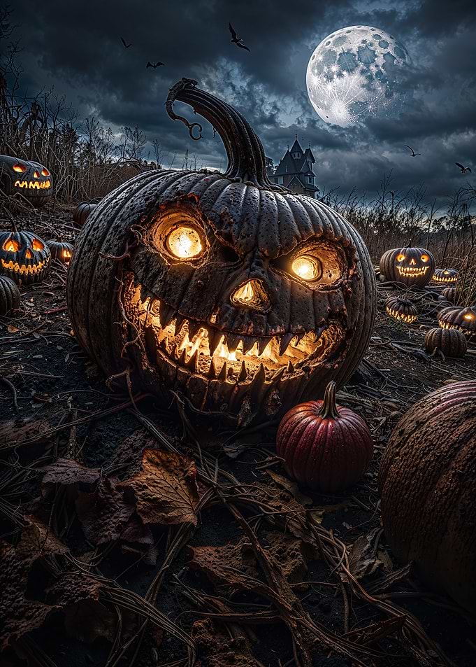 Evil Pumpkin Halloween
