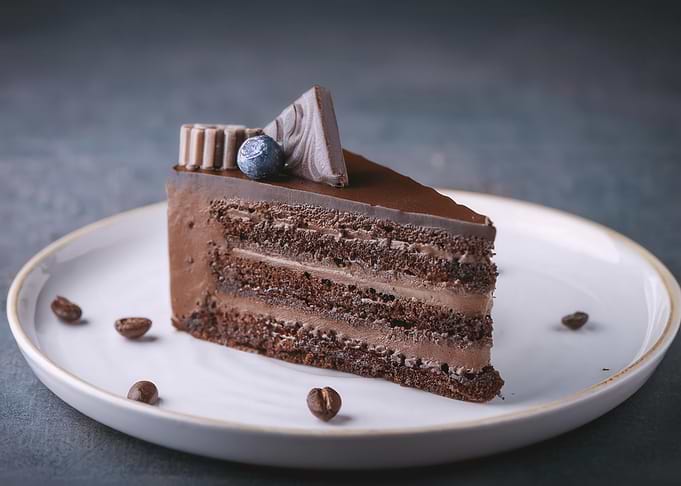 Chocolate Cake Slice