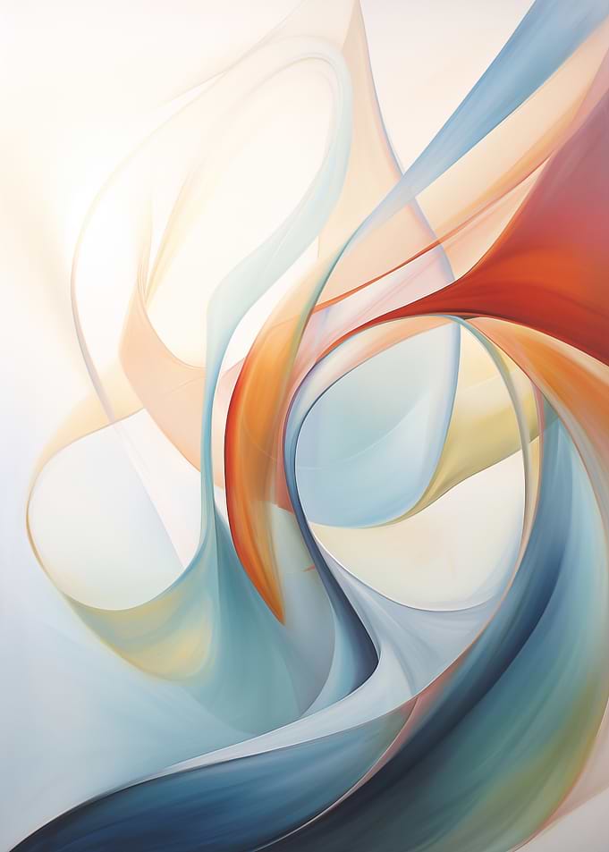 Abstract Swirling Forms