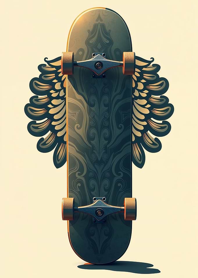 Ornamental Skateboard