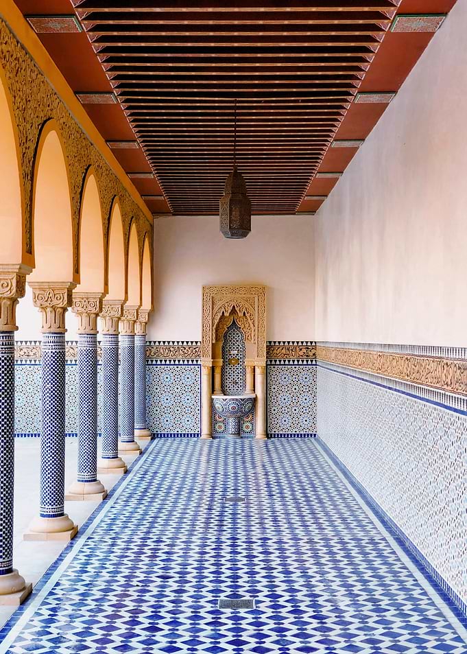 Moroccan Courtyard Fountain