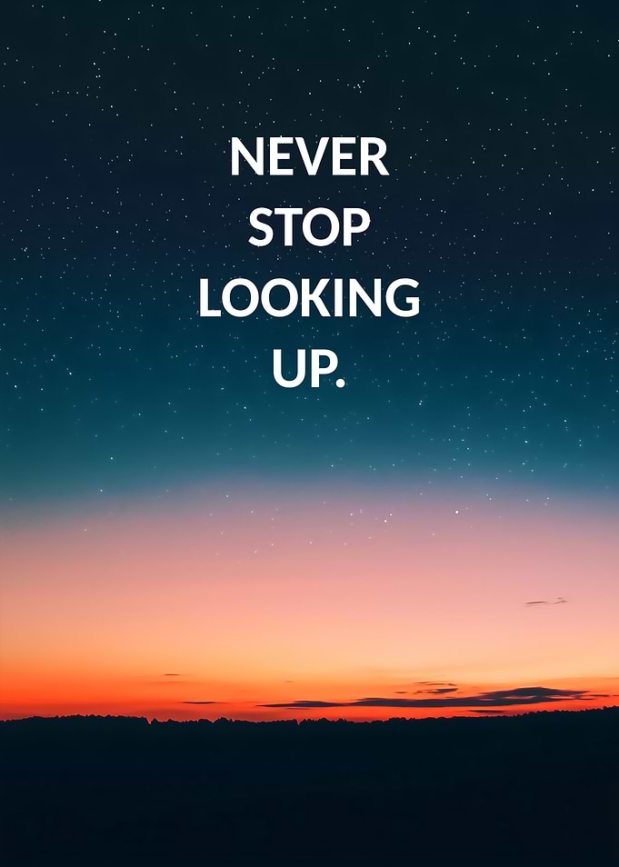 Night Sky Stars Motivation