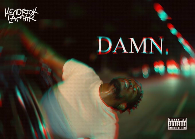 Kendrick Lamar DAMN. Album Cover