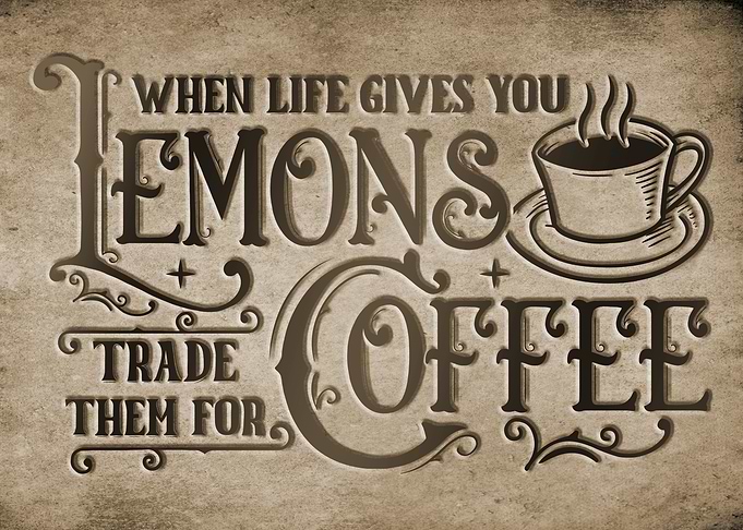 Lemons Trade Coffee Quote