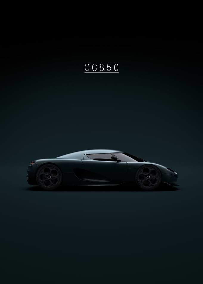 Koenigsegg CC850 Supercar Side View