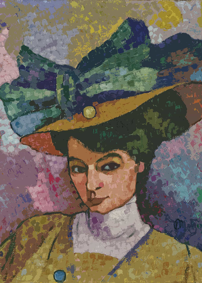 Woman in Hat Portrait