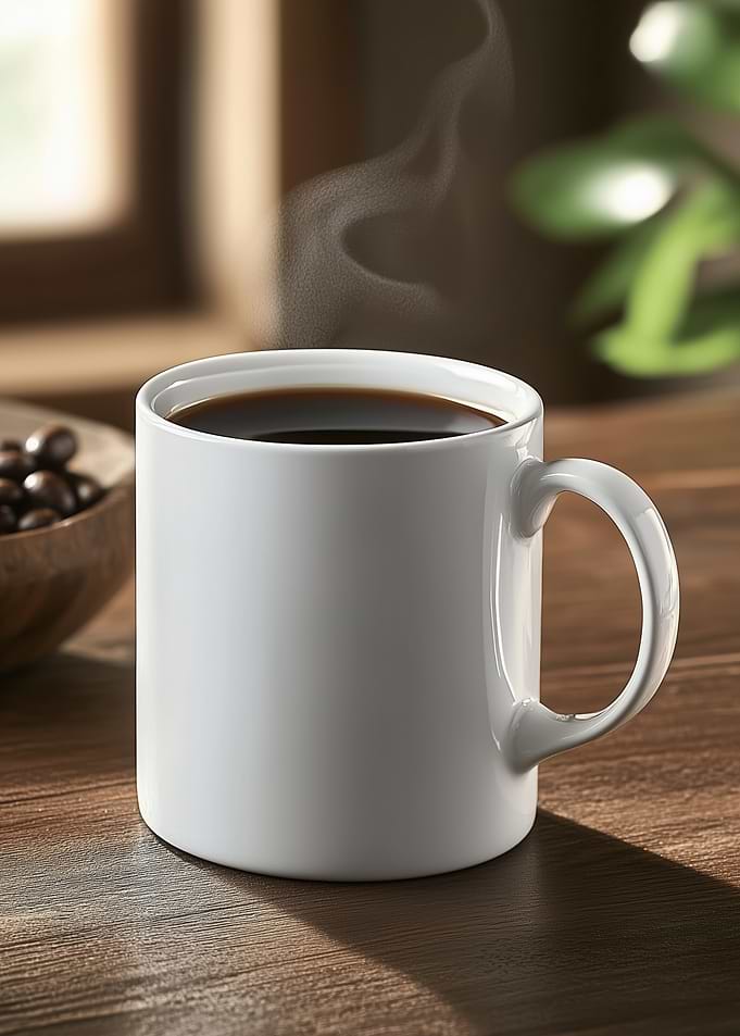 White Coffee Mug