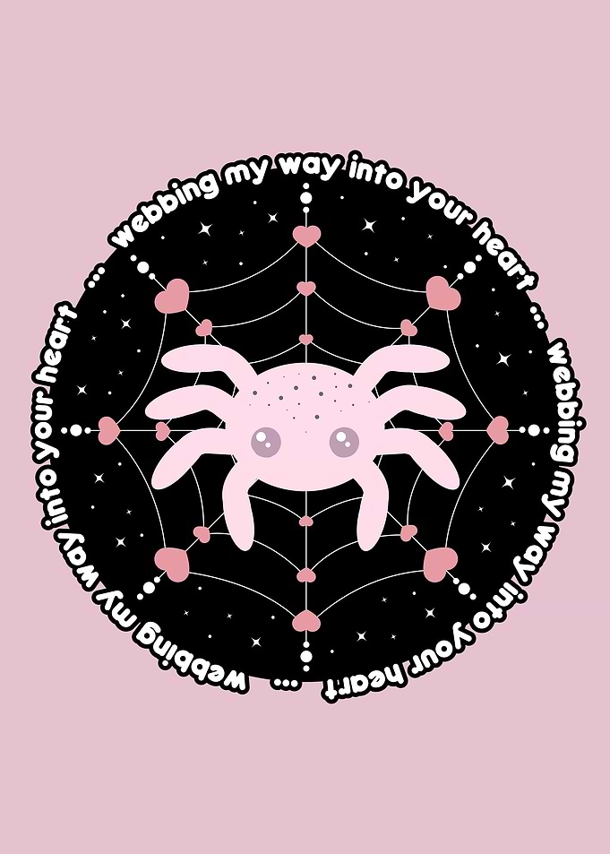 Kawaii Love Spider 2