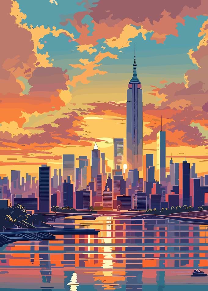Cityscape Sunset