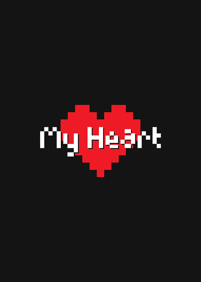Pixel Heart Design