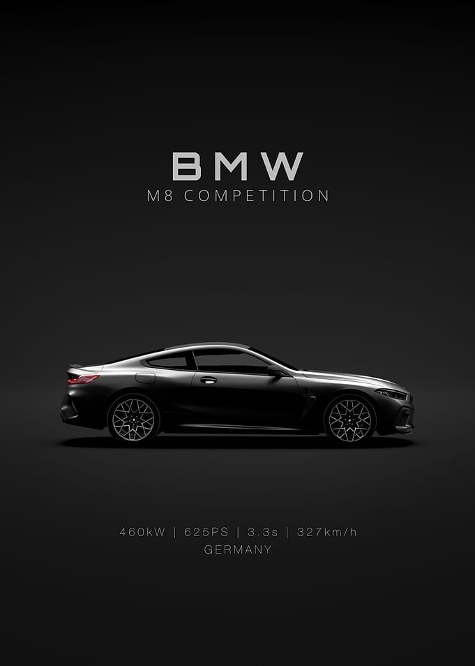 Black BMW M8 Competition F92