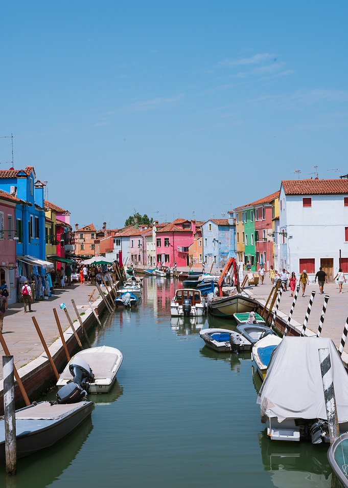 Colorful Canal in Burano