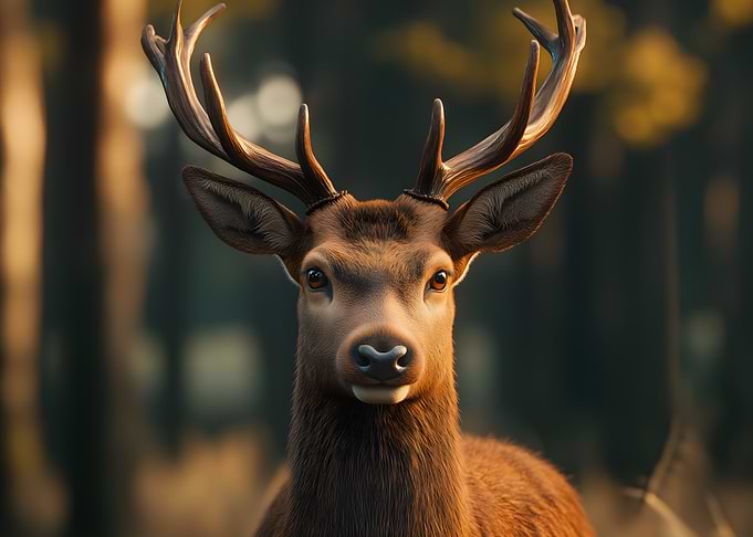 Majestic Deer Portrait