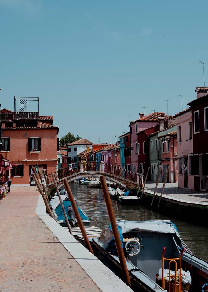 Colorful Canal in Venice