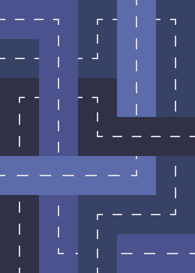 Intertwined roads