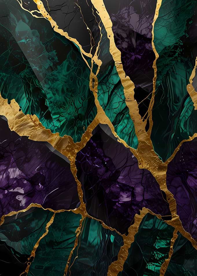 Abstract Marble Art