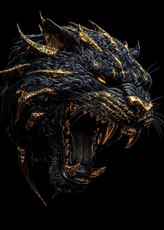 Golden Fanged Panther