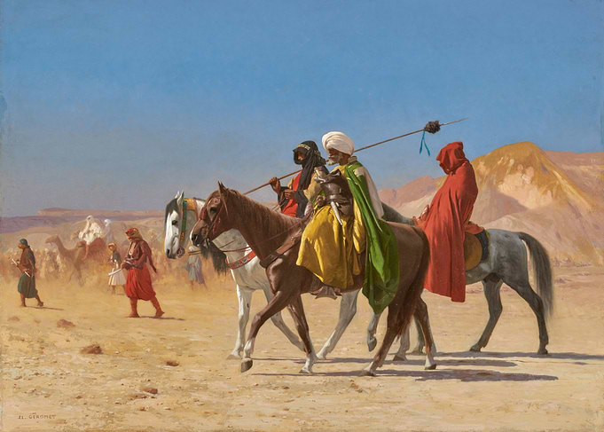 Riders Crossing The Desert (1870)