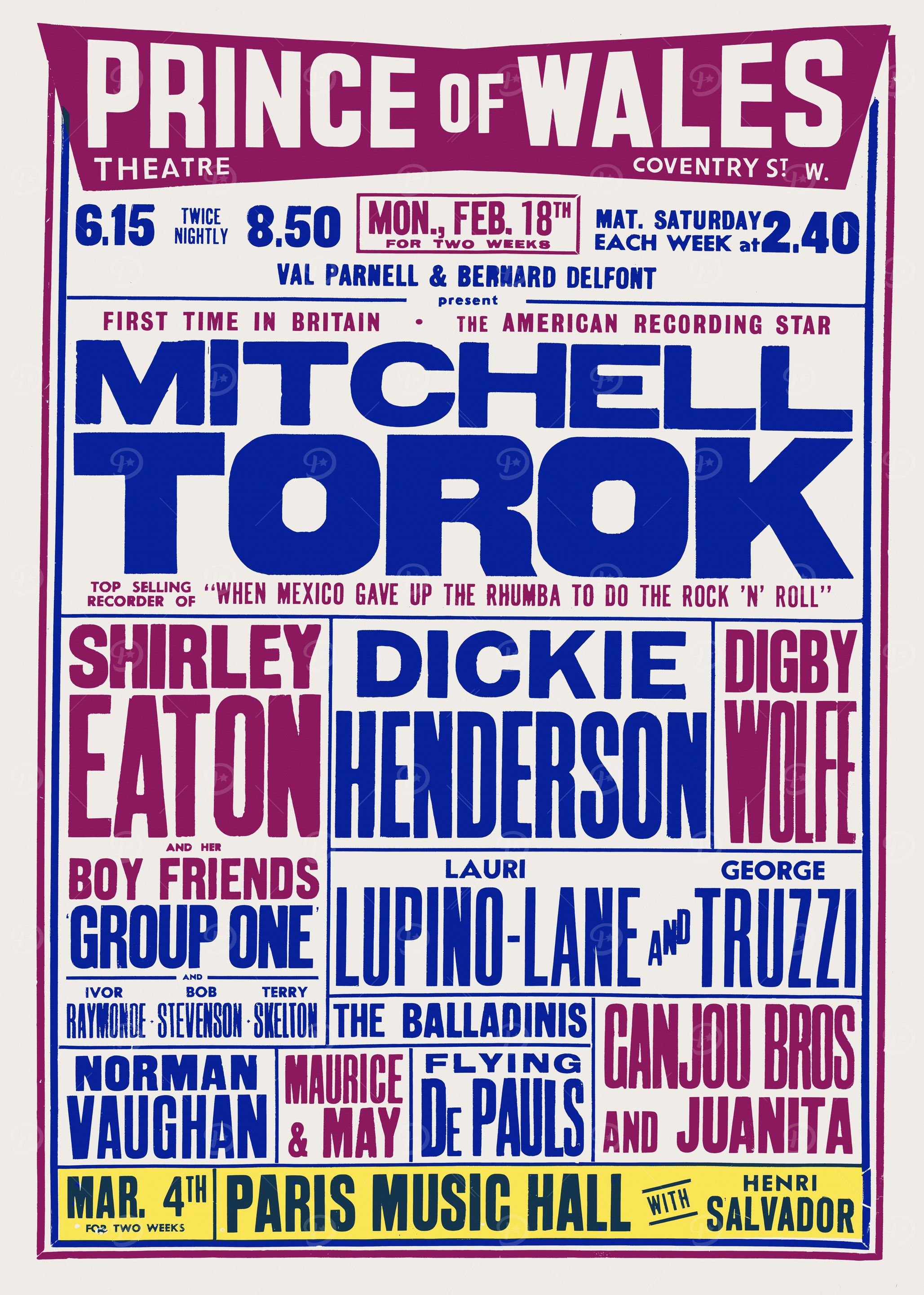 Mitchell Torok Concert Poster