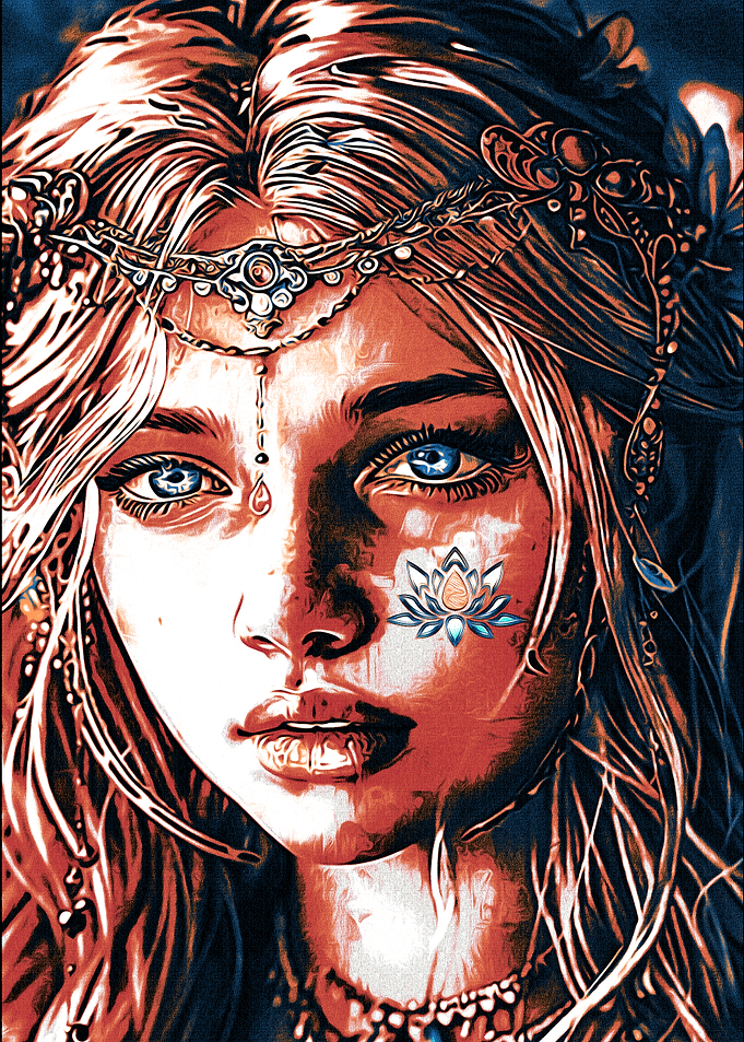 Mystical Woman Portrait