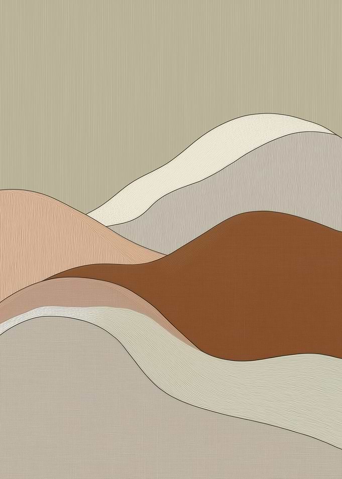 Abstract Mountain Landscape