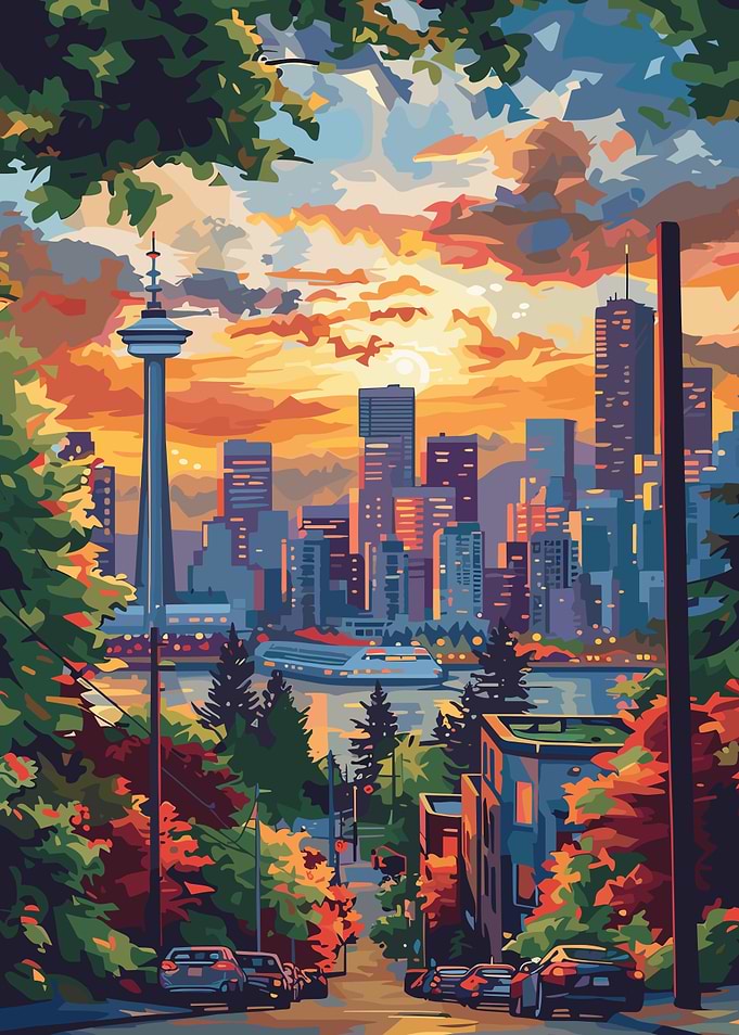 Cityscape Sunset