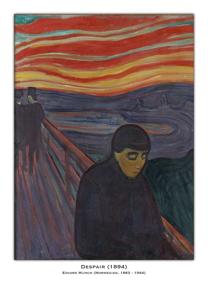 Despair by Edvard Munch