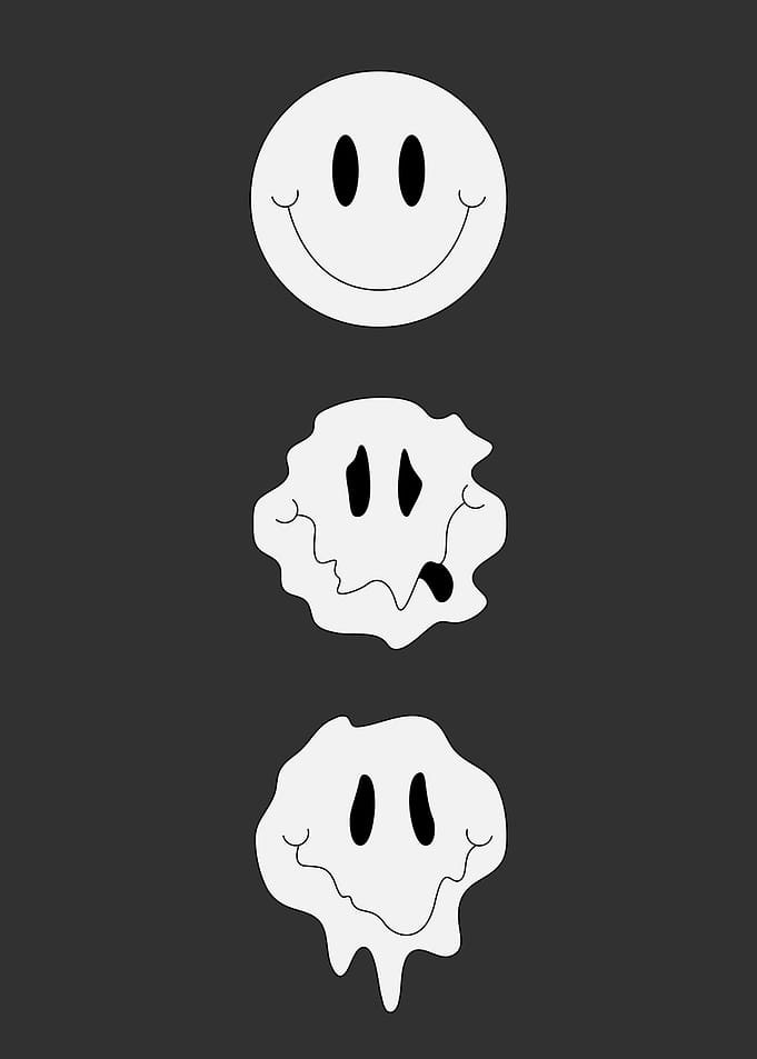 Melting Smiley Faces