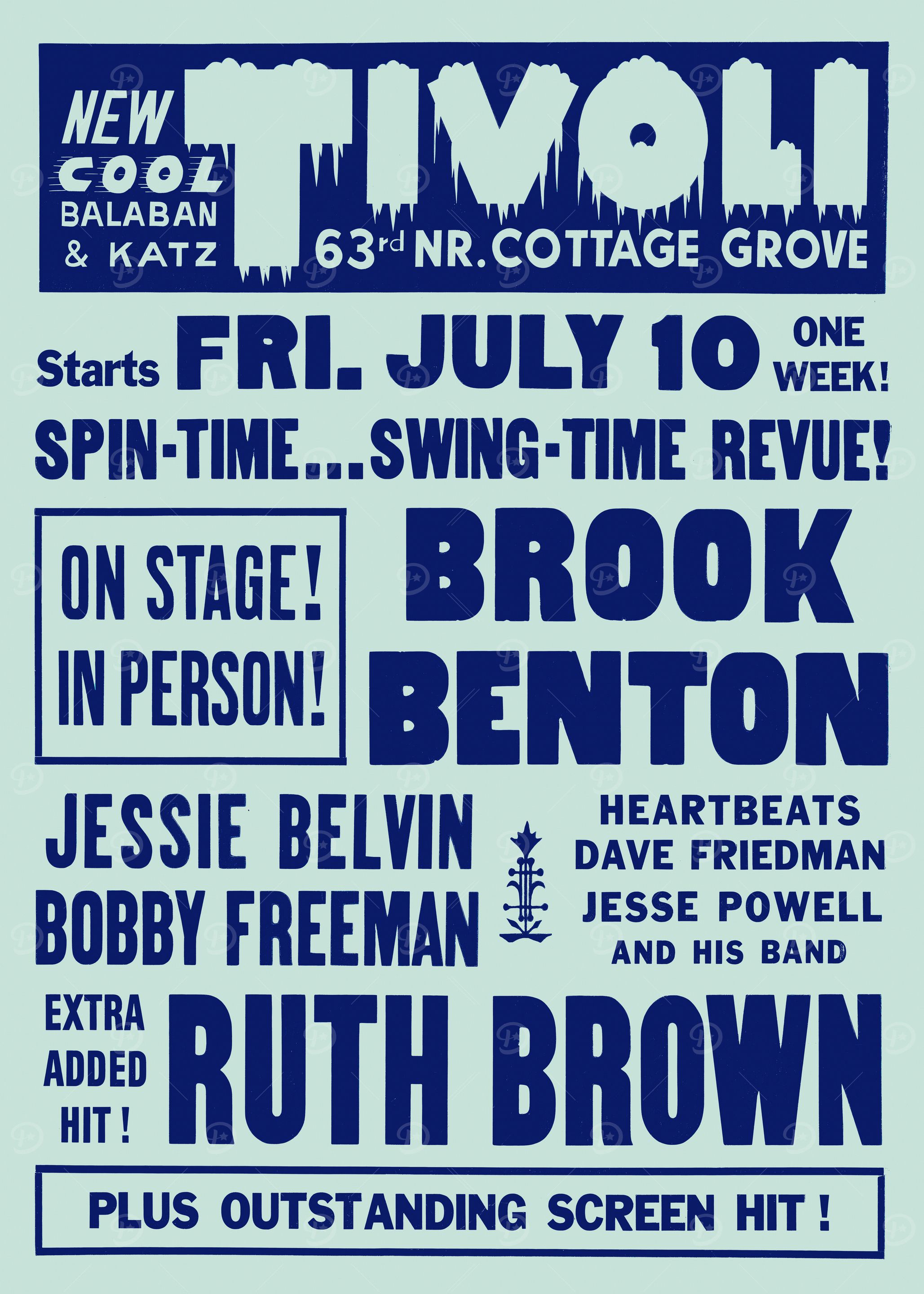 Tivoli Concert Poster