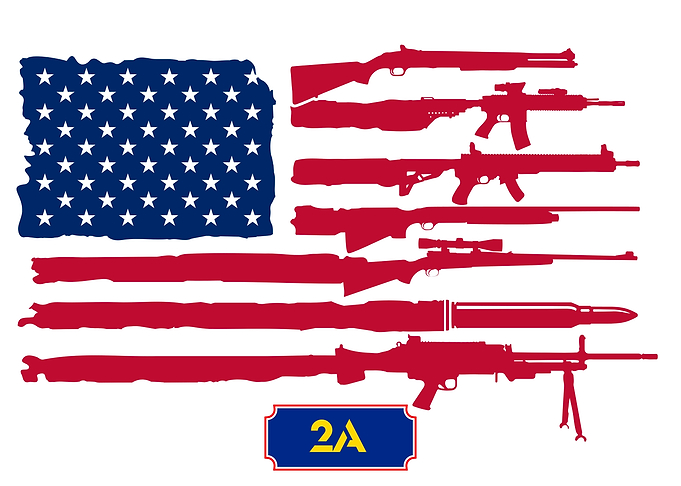 American Flag Gun Design