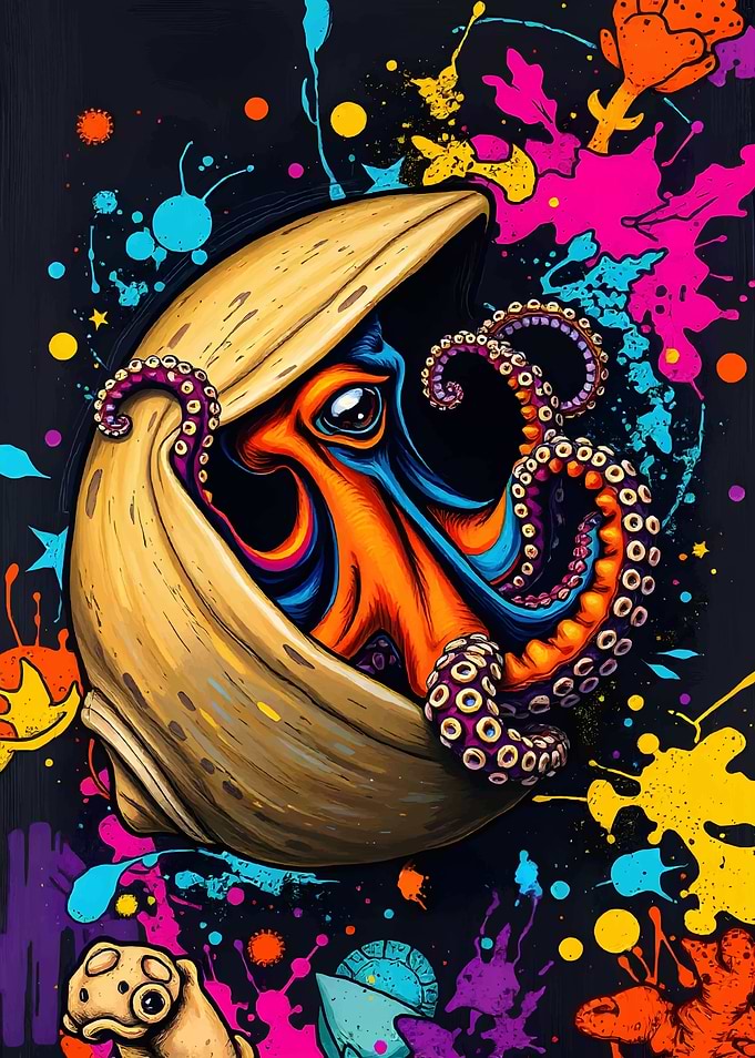 Octopus in Shell