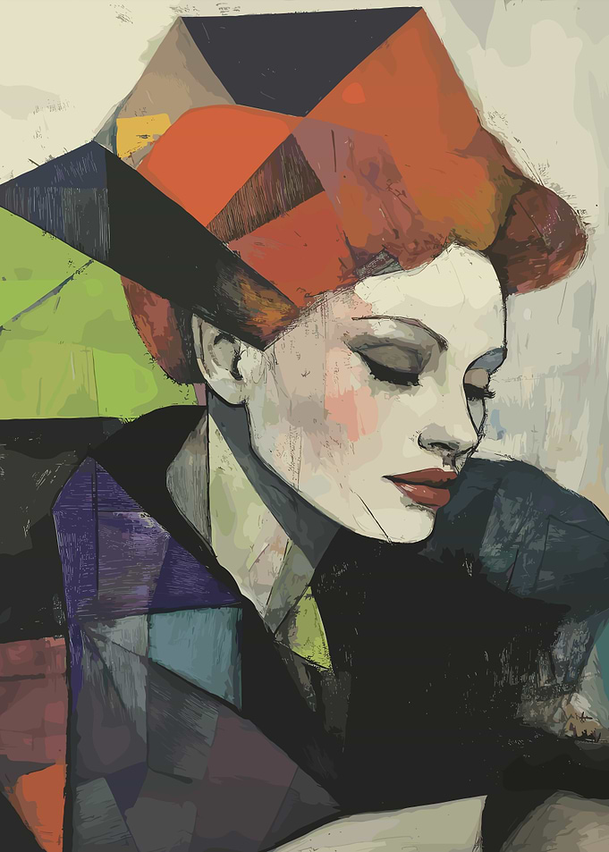 Abstract Portrait of Woman