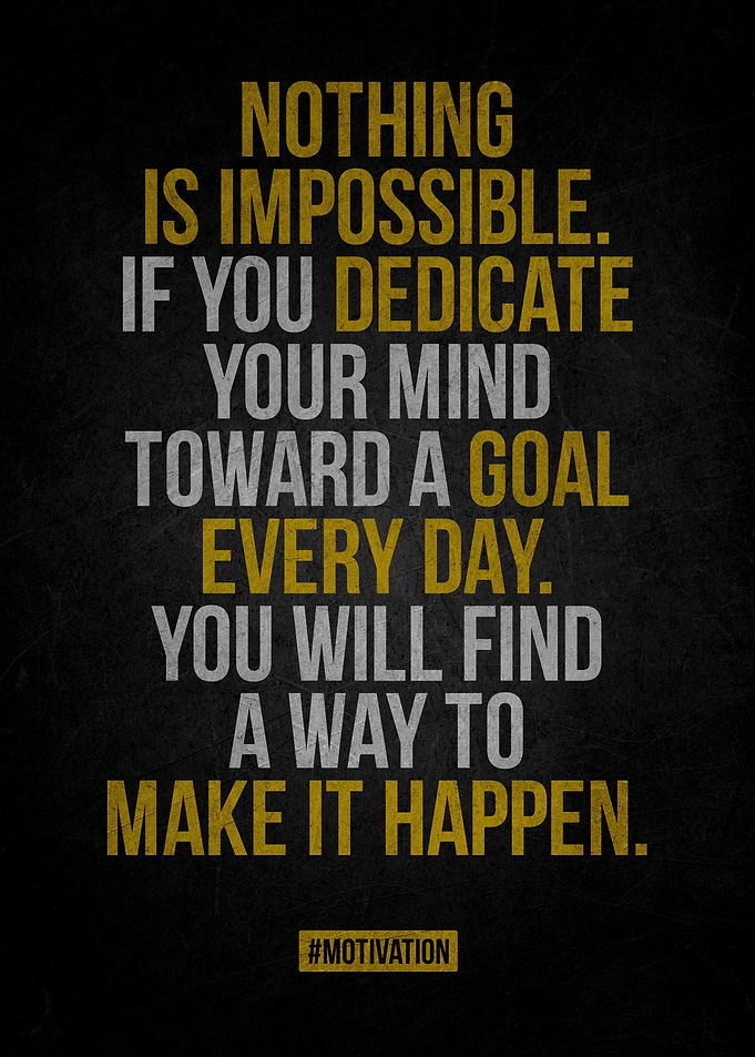 Motivation Quote Poster