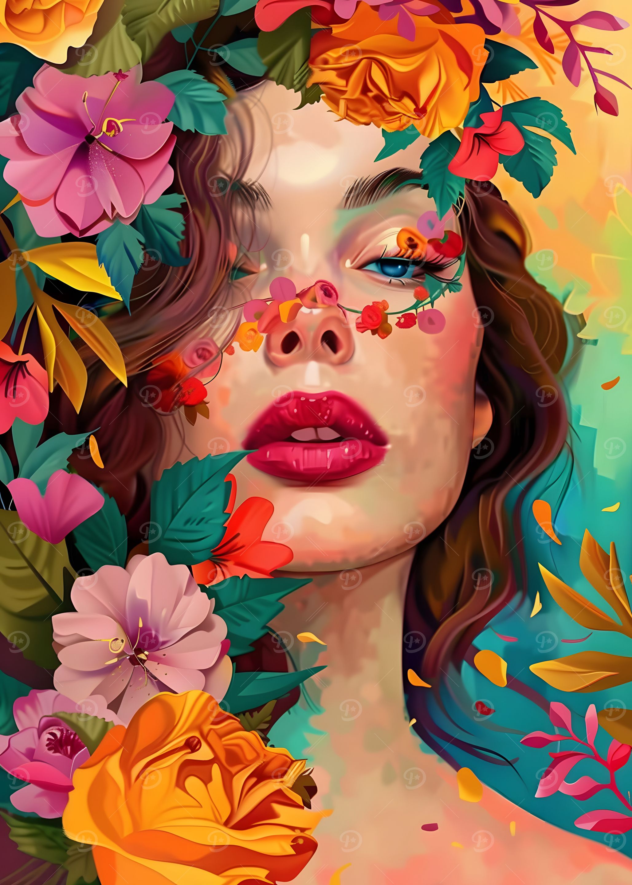 Floral portrait