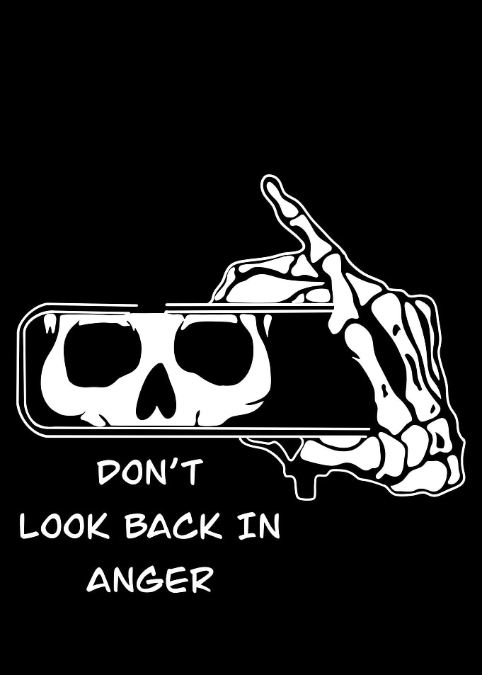 Don't Look Back In Anger Skull