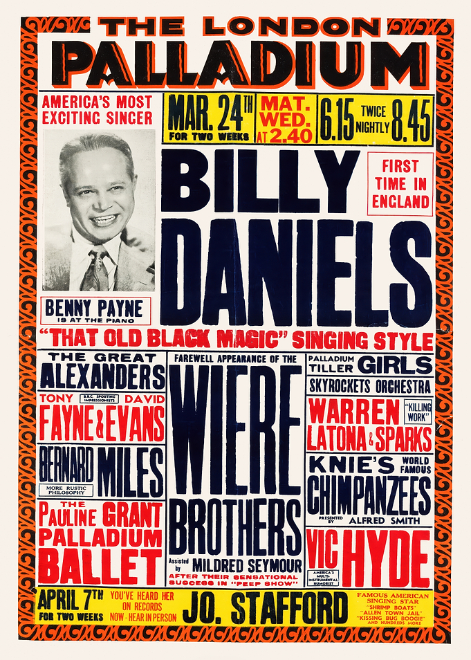 Billy Daniels at The London Palladium