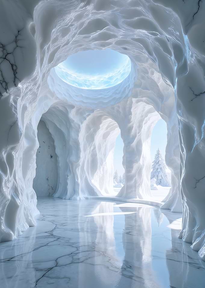 Ice Cave Interior
