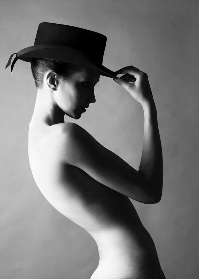 Woman in Top Hat