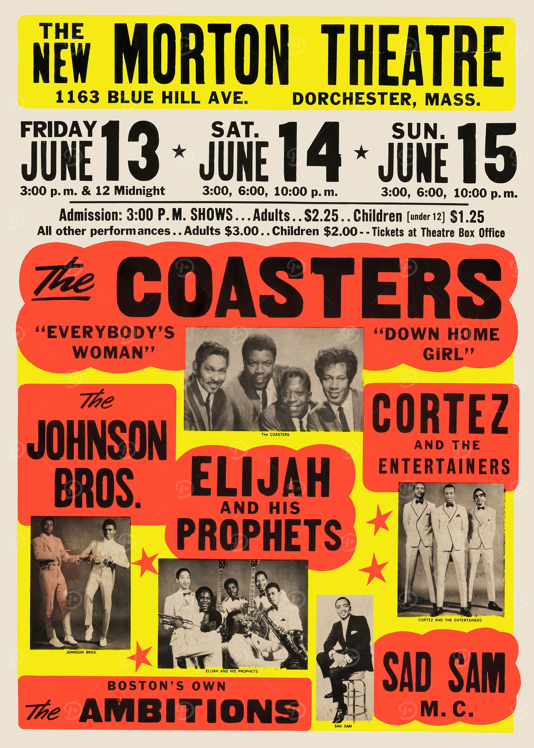 Morton Theatre Concert Poster